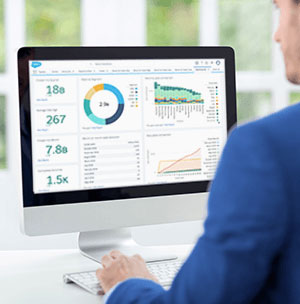 dashboards-on-computer salesforce consulting services
